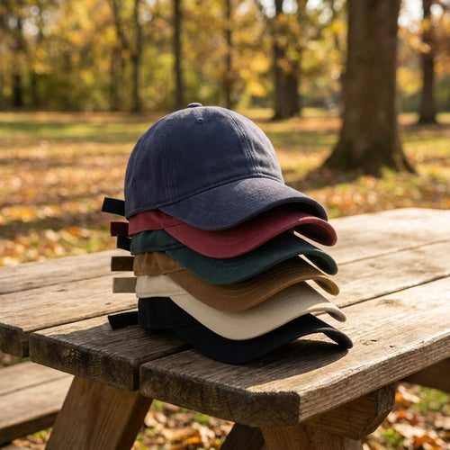 Washed Vintage Solid Color Baseball Cap